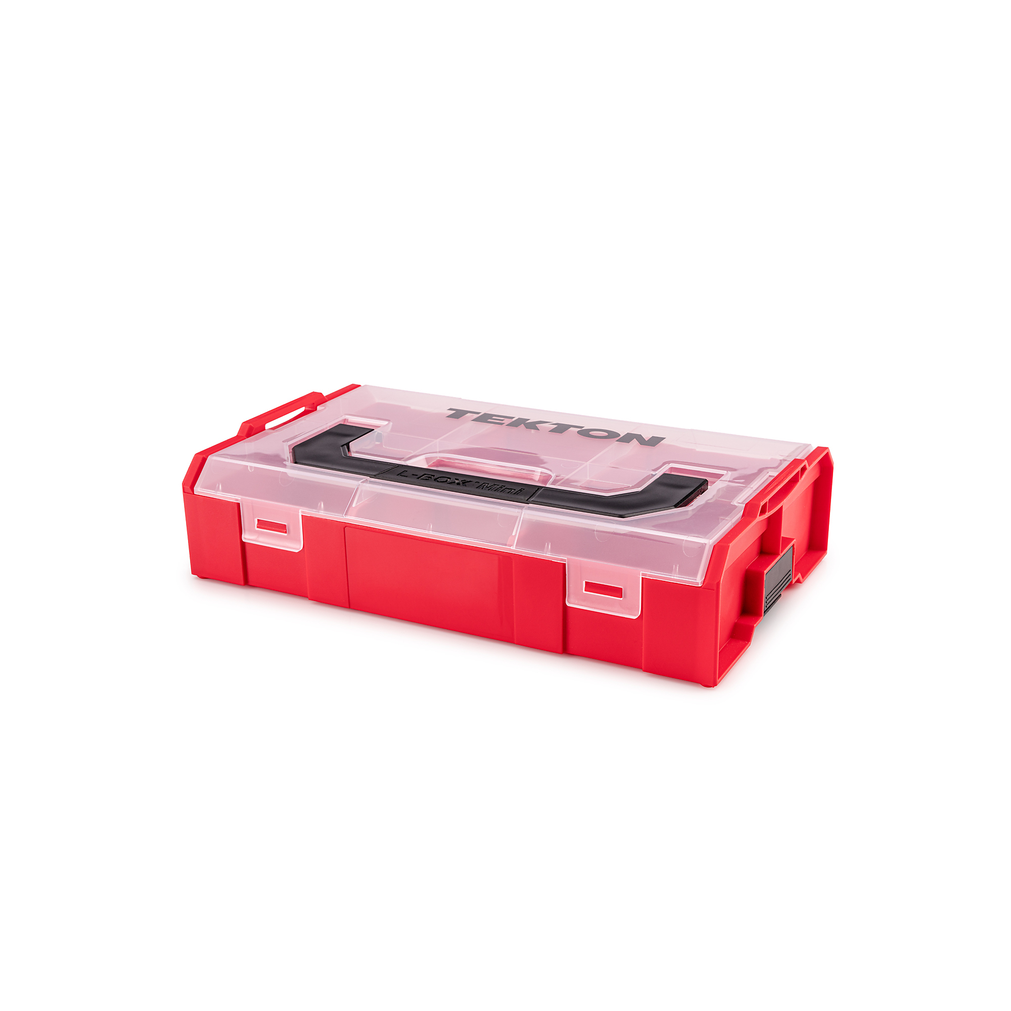 TEKTON Red Mini Stacking Tool Box with Dividers, Red (L-BOXX Mini) | OLM21210